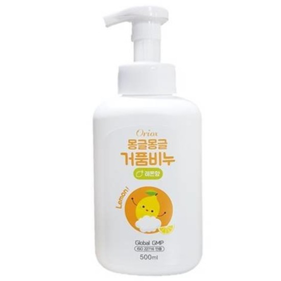 오릭스 몽글몽글 거품비누 레몬향 500ml (5개)