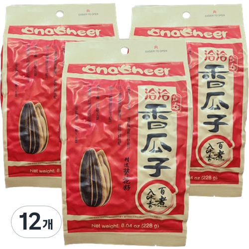 챠챠푸드 챠챠 해바라기씨 양념맛 228g (12개)_이미지