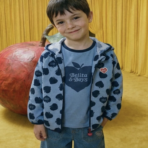 벨리타앤보이즈 버블애플올오버 후드바람막이 BK6EWJ02NA