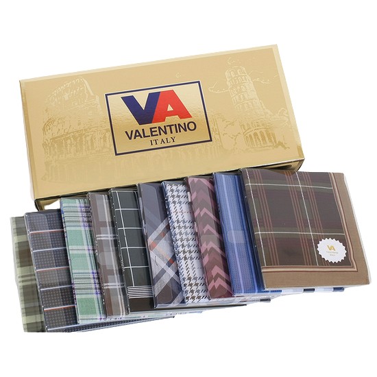 발렌티노 남성 손수건 10p 세트 (10개)