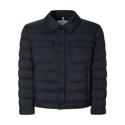  헤지스 남성 경량 구스다운 패딩 트러커 점퍼_HZJU5D682BK