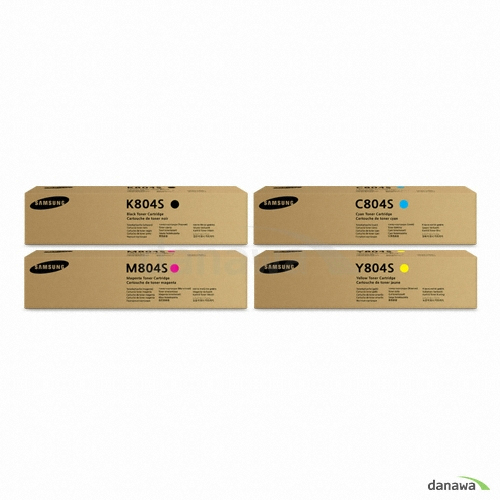 삼성전자 정품 CLT-K804S, CLT-C804S, CLT-M804S, CLT-Y804S 4색 세트이미지입니다. 누르면 해당 게시물로 새창이동합니다.