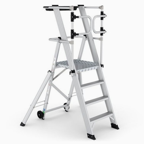 금창산업 자이언트 스텝 안전발판 접이식 작업대 사다리 [4단]