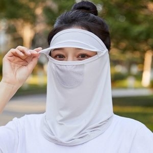 360 커버 쿨마스크 아이스실크원단 자외선차단두건