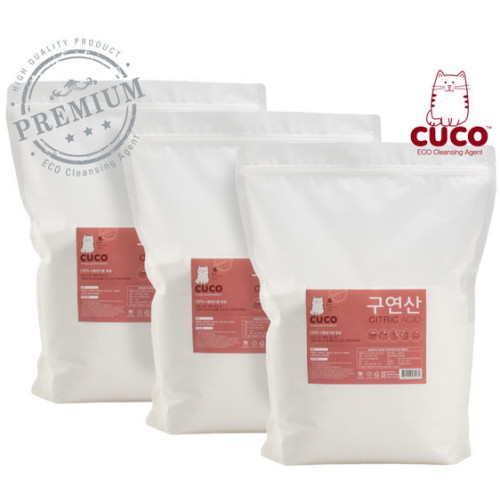 CUCO 구연산 프리미엄 5kg (3개)_이미지
