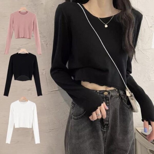 리빌모아 여자 필라폴웨어 트레이닝 셔링 크롭 티셔츠 LDW-TSA-SSIS799_이미지