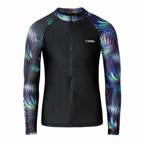 배럴 BW5MRGT004C56MM 쿠아 집업 래쉬가드 블랙 포레스트