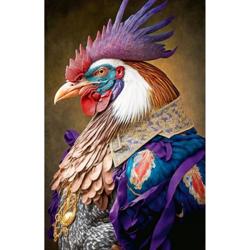 Puzzle Moment Rooster General 200 Piece Jigsaw Puzzle for Adults 120..