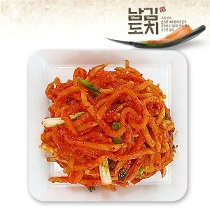 남도김치 국산 무생채 김치 1kg/무김치 시원하고 아삭한 맛
