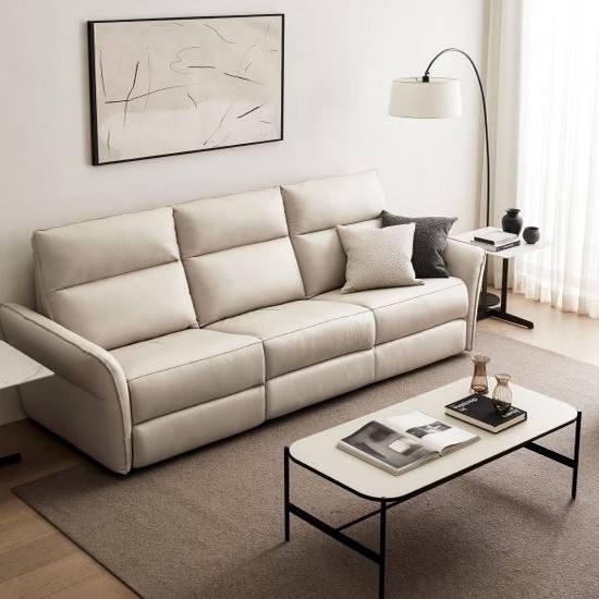 아스티 천연가죽 리클라이너 4인용