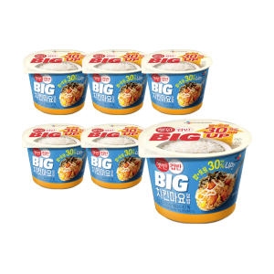 CJ제일제당 햇반 컵반 BIG 치킨마요덮밥 313g (6개)
