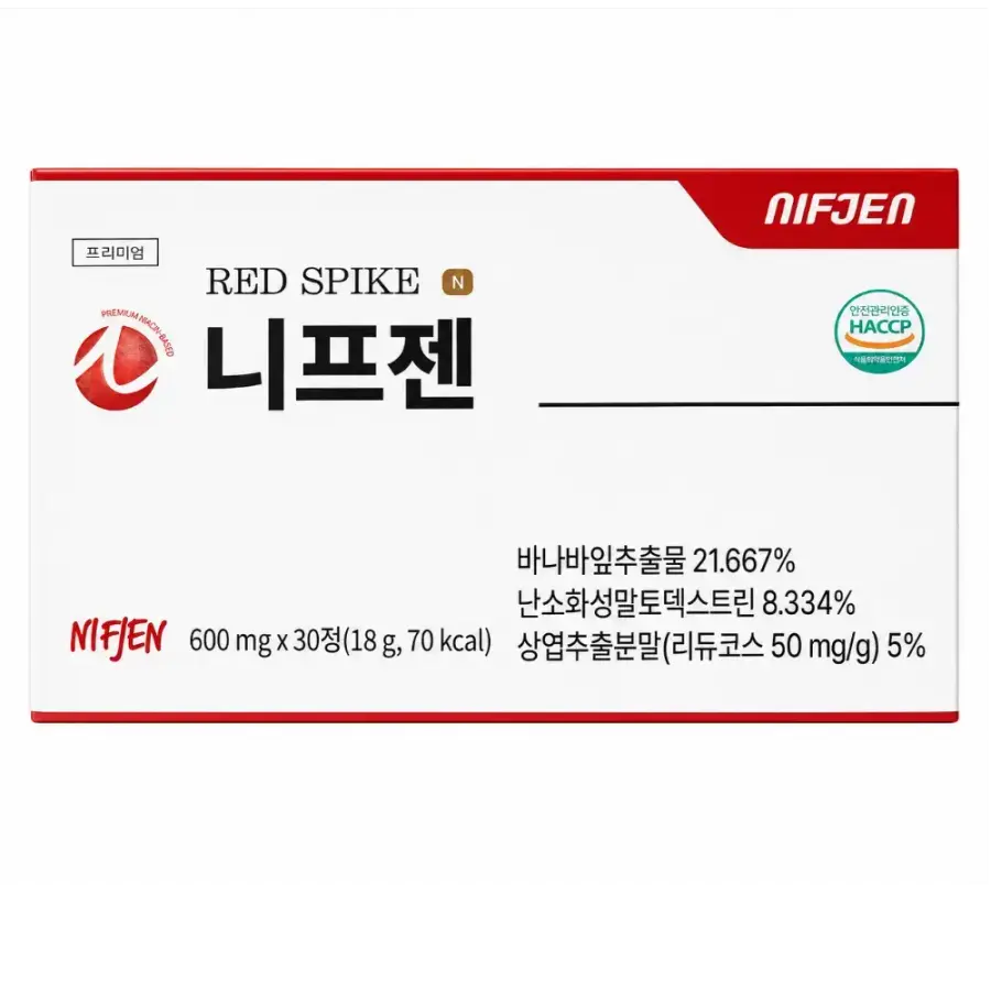 상상바이오 니프젠 스파이크 프리미엄 600mg 30정 (2개)
