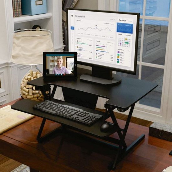 인터데코 스마트 스탠딩 높이조절 책상 거치형 (890x590)_이미지