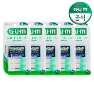 GUM 소프트픽 오리지널 50개 (10개)