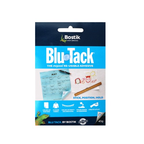 bostik 블루택 재사용 점착제 점토 블루 45g (3개)_이미지