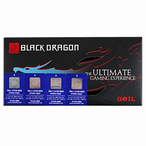 GeIL DDR2-800 CL5 Black Dragon 패키지 디직스 (8GB(2Gx4))_이미지