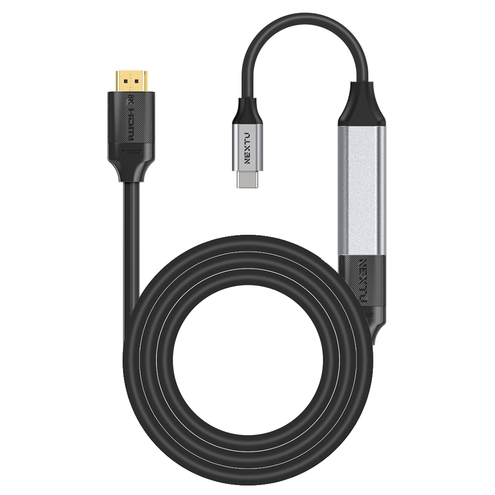 이지넷유비쿼터스 NEXTU 유에스뷰L USB-C to HDMI 2.1 케이블 (2m)_이미지