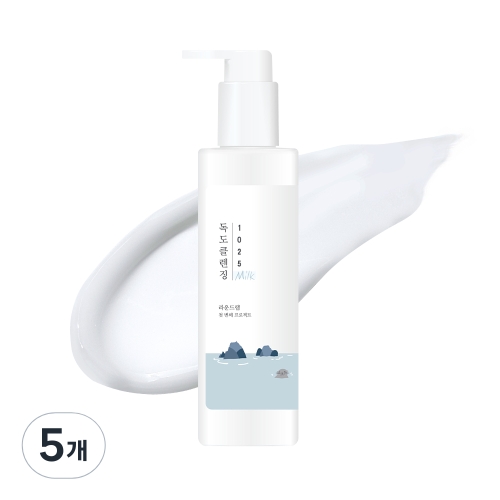 라운드랩 1025 독도 클렌징 밀크 200ml (5개)_이미지