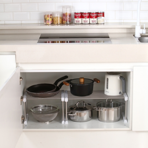 케이리빙 폭조절 주방선반 1단_이미지