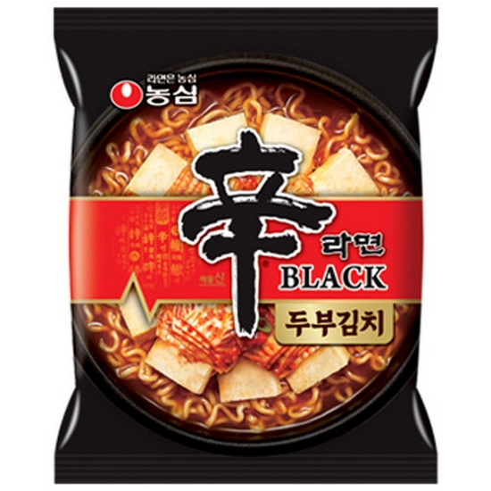 농심 신라면 블랙 두부김치 127g (32개)