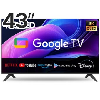 티브이지 43형 QLED 구글<b>TV</b>
