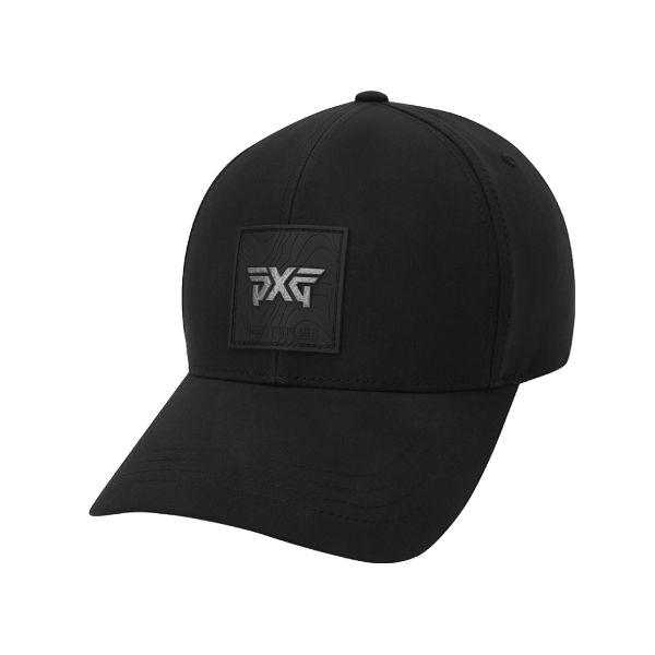 PXG 뉴 스퀘어 로고 캡 블랙 PKAPW8557