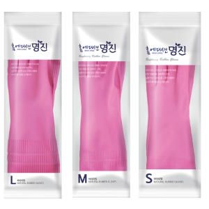 명진 바이리빙 고무장갑 대 중 소_이미지