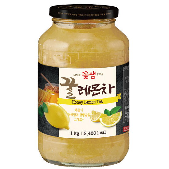 꽃샘식품 꿀레몬차 1kg (8개)