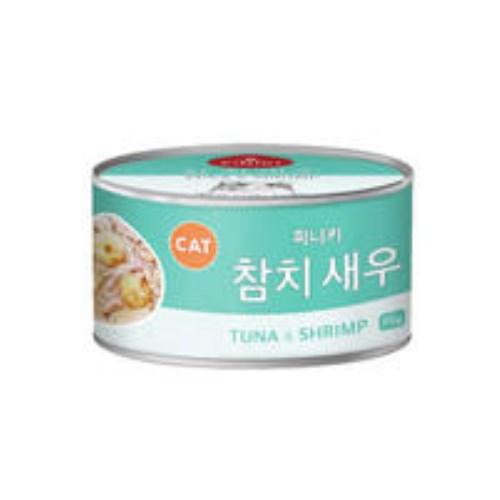 피니키 캣 참치+새우 캔 95g (1개)_이미지