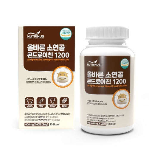 뉴트리너스 올바른 소연골 콘드로이친 1200 60정 (12개)_이미지