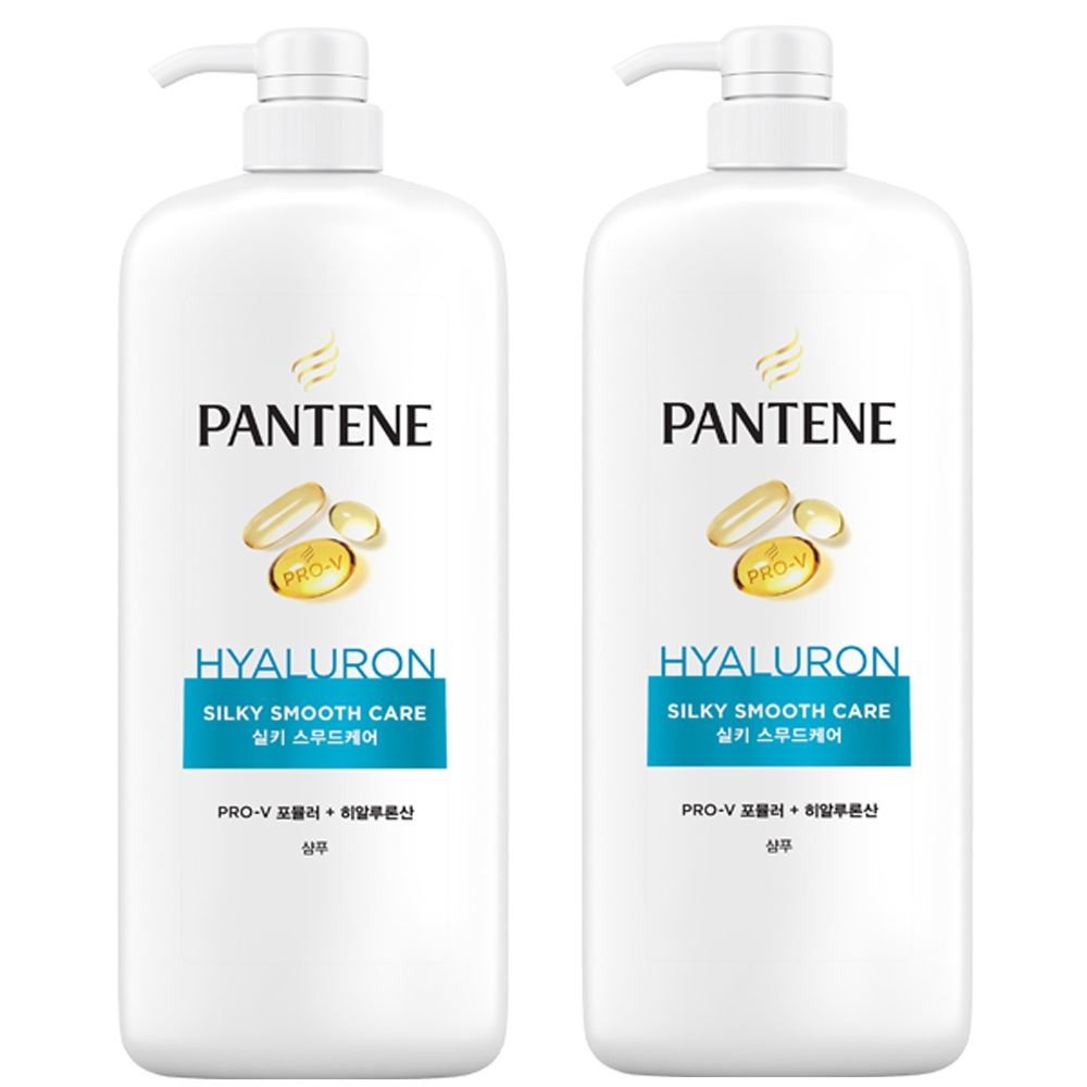 팬틴 실키 스무드 케어 샴푸 1200ml (2개)_이미지