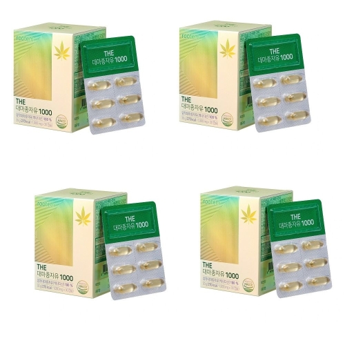 닥터루템 THE 대마종자유 1000 선물세트 (30캡슐x4개)