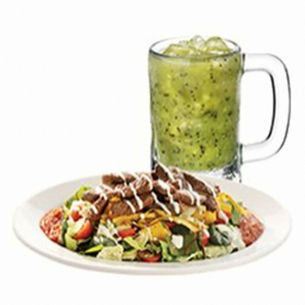 아웃백스테이크하우스 ㅤ캘리포니아 스테이크 샐러드 + 과일 에이드_이미지