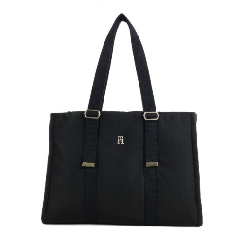 Tommy Hilfiger 개편 토트백 블랙 쇼퍼백 가방 숄더백 284406