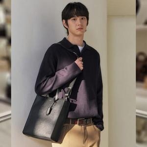 헤지스 KEVIN 블랙 토트백 31 크로스 겸용_HJBA5F885BK_이미지