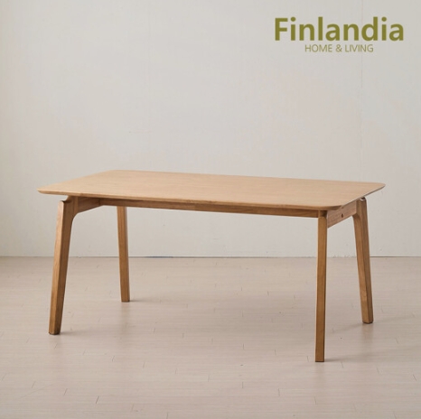 핀란디아 포레스트 릴렉스 원목 낮은 식탁 1400 (의자별도)_이미지