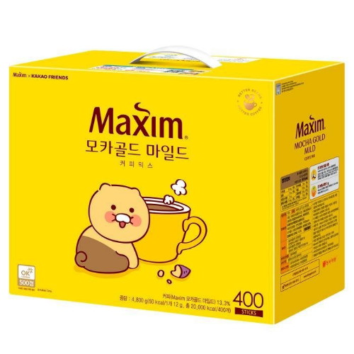 동서식품 맥심 모카골드 마일드 커피믹스 춘식이 기획 400T (1개)