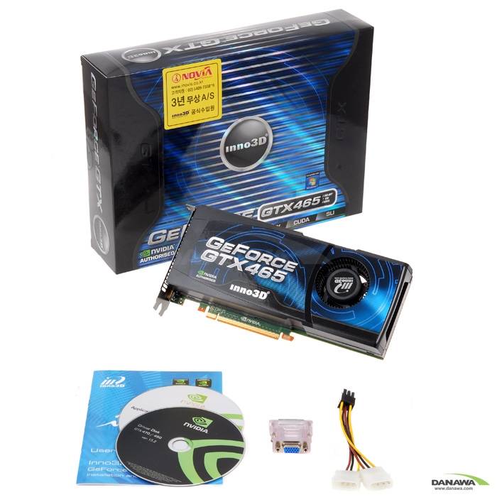 INNO3D 지포스 GTX465 D5 1GB_이미지