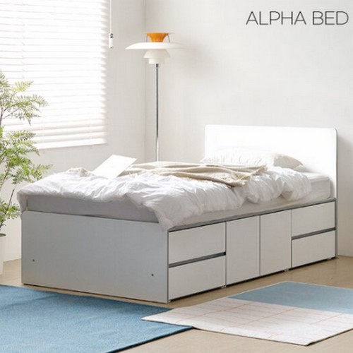 프린 슬림 2단 수납 침대 S