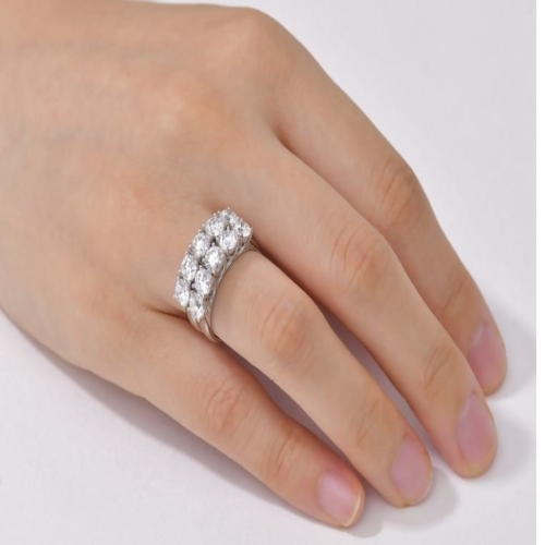 미니골드 14K 3부 하프 브릿지 반지 RJUM4080L