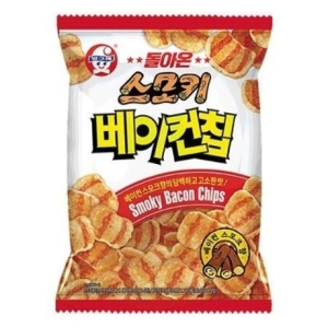 빙그레 스모키베이컨칩 16입 70g 16개 1박스_이미지