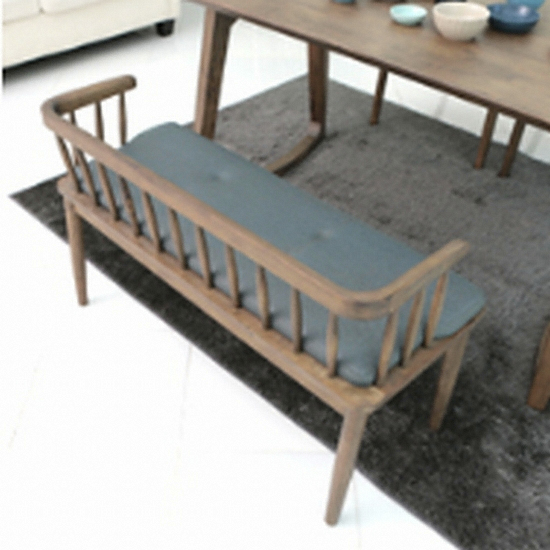 케미에르 헤몬스 원목 식탁 1400 (의자2개+벤치1개)_이미지