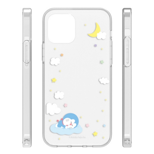 코쿼드 아이폰13 미니 도라에몽 베이비 포토 클리어 케이스