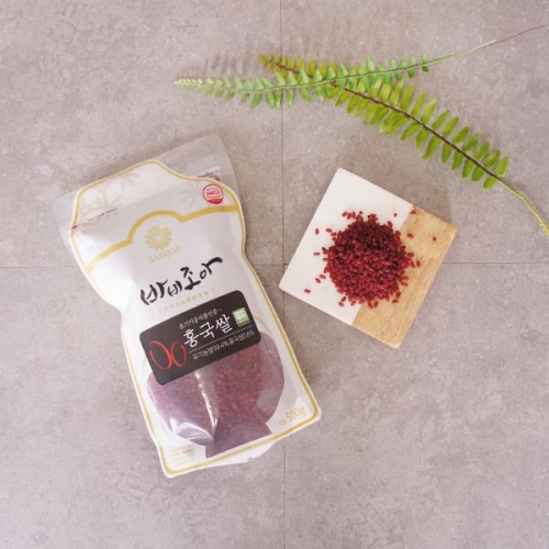 바비조아 유기농 홍국쌀 500g