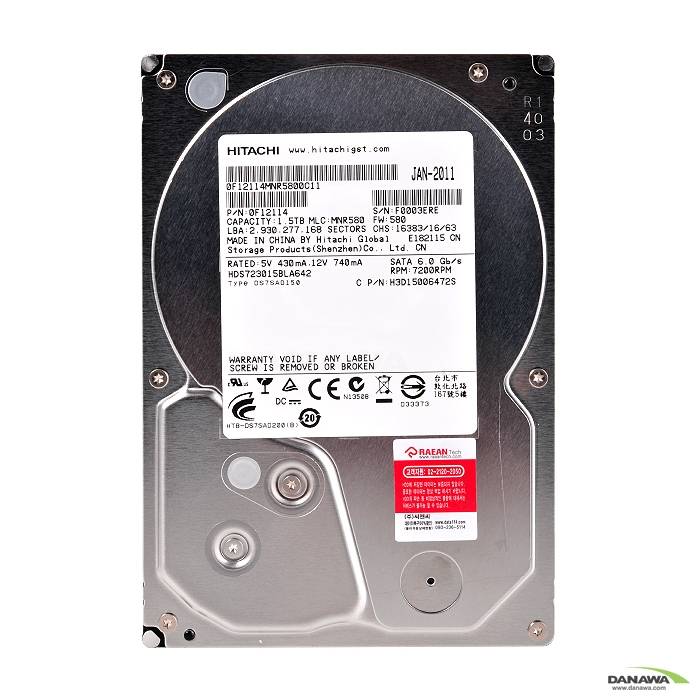 HGST Deskstar 7K3000 7200/64M (HDS723015BLA642, 1.5TB)_이미지