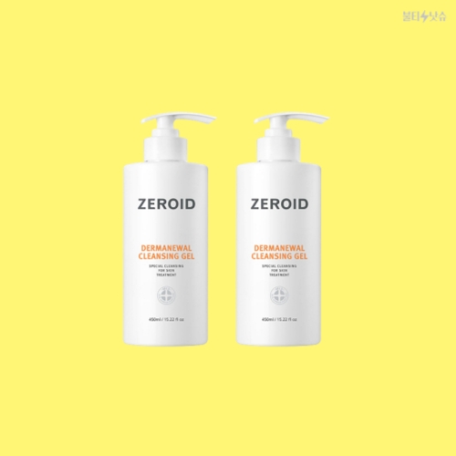 제로이드 더마뉴얼 클렌징젤 450ml (2개)_이미지