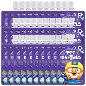 팔도 뽀로로 비타플러스 포도 100ml [30개]