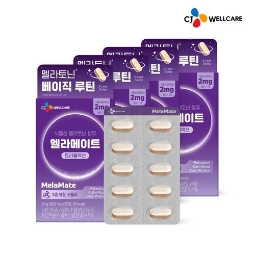 CJ웰케어 멜라메이트 트리플액션 30정 (4개)_이미지