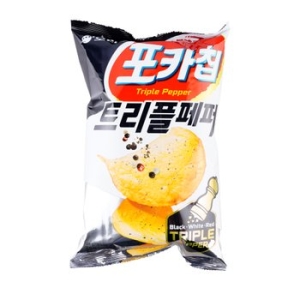 오리온 포카칩 트리플페퍼 124g (1개)_이미지