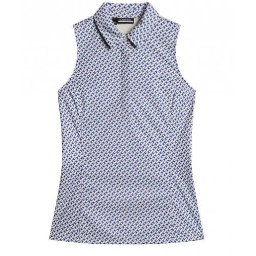 제이린드버그 데나 프린트 슬리브리스 탑 GWJT11796-U252